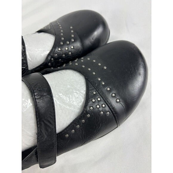 Orthaheel Airlie Mules Clogs Slip On Black Leather Size 9 Arch Support Orthotic - Picture 5 of 8